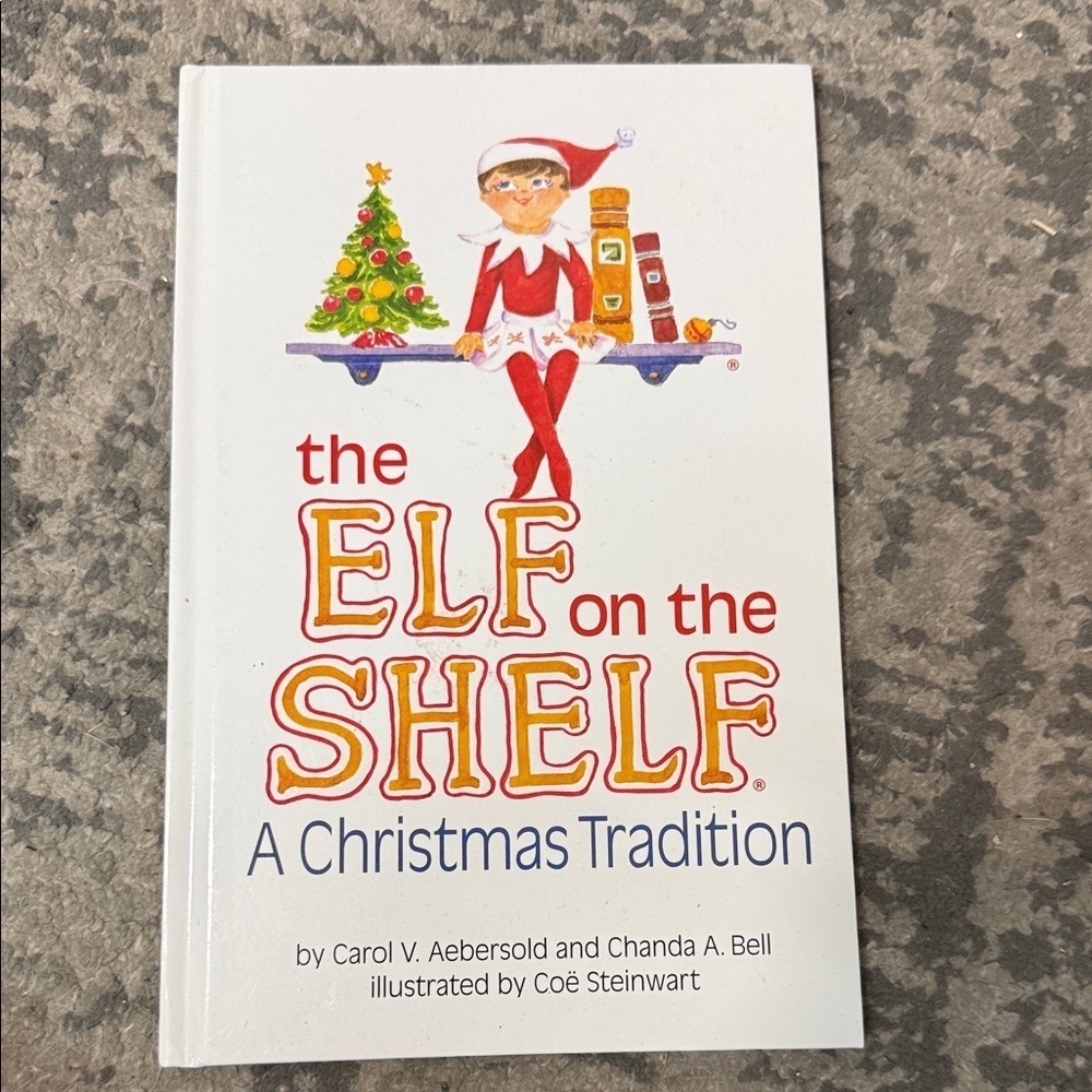 Scholastic Elf on the Shelf Book - Red and Green